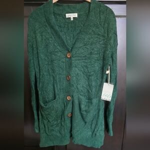 Grace & Lace Forest Green Cardigan